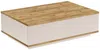 Vente-unique - LOTULA Couchtisch Holz, Platte BeigeBeige - B 60 cm x H 28,6 cm x L 90 cm Bild 3