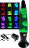 Lavalampe "CTL Funky LED" 40cm RGB Wasser & Wachs: Klar, Body: schwarz Bild 4