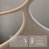 Schminktisch Sherry Weiß Hochglanz 120 cm mit LED-Spiegel und Hocker Vicco Bild 5
