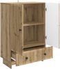 vidaXL Sideboard Artisan-Eiche 66 x 34,5 x 95 cm Holzwerkstoff 893984 Bild 3