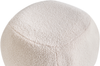 Pouf BARRON Bouclé Cremeweiß Bild 5