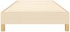 vidaXL Polsterbett, Stoff, 25,0 cm, Creme, 90x190 cm, Natur Bild 5