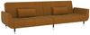 Schlafsofa 2-Sitzer mit 2 Kissen Braun Samt [337590] Bild 2