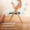 SoBuy Klappstuhl FST98, Holzstuhl Küchenstuhl Esszimmerstuhl klappbar, 4-Fuß-Stühle (2 St), Polsterstuhl mit Rücken- & Armlehne, Bürostuhl, Ergonomisches Design Bild 3
