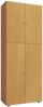 VCM Büroschrank Lona 914115 Buche B. 70 x H. 184 x T. 40 cm Bild 3