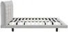 Vente-unique - NISATIO Bett Stoff Grau - B 219 cm x H 107 cm x L 186 cm Bild 5