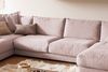 KAWOLA Sofa MADELINE Wohnlandschaft U-Form Cord rosa Longchair rechts 86 x 224 x 425 cm Bild 5