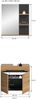 Xonox Canu Badkombination (B/H/T: 63x193x34 cm) in Basalt grau Nachbildung und Artisan Nachbildung Bild 3