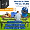 KESSER® Buffettisch Tisch klappbar Kunststoff 183x76 cm Campingtisch Partytisch Klapptisch Gartentisch für Garten, Terrasse und Balkon zusammenklappbar 8 Personen inkl. Tragegriff und Cover Anthrazit, 220cm Bild 5