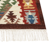 Kelim Teppich Wolle mehrfarbig 80 x 150 cm orientalisches Muster Kurzflor AREVIK Bild 5