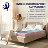 Mister Sandman Hybrid Matratze 140x200 cm H2/H3, 22 cm Höhe, 7-Zonen Kaltschaum & Gelschaum, Wendematratze, Atmungsaktiver Lyocell Bezug, Waschbar Bild 4