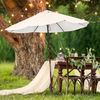 Relaxdays Schwarzer Rasendorn für Sonnenschirm Bild 3