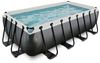 EXIT Swimming Pool rechteckig Premium 400 x 200 x 100 cm Schwarz Bild 3