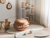 Kinderhocker MAROT Samtstoff Braun Bild 3