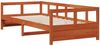 vidaXL Tagesbett ohne Matratze Wachsbraun 90x200 cm Massivholz Kiefer 854963 Bild 3