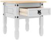 vidaXL Beistelltisch Corona Weiß 50 x 50 x 50 cm Massives Kiefernholz 42021193 Bild 5