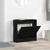 vidaXL Schuhschrank Schwarz Eichen-Optik 60 x 21 x 57 cm Holzwerkstoff 869101 Bild 4