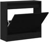 vidaXL Schuhschrank Schwarz Eichen-Optik 60 x 21 x 57 cm Holzwerkstoff 869101 Bild 5