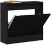 vidaXL Schuhschrank Schwarz Eichen-Optik 60 x 21 x 57 cm Holzwerkstoff 869101 Bild 3
