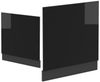 Frontblende R-Line Schwarz Hochglanz 60 cm ohne Arbeitsplatte Vicco Bild 3