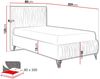 Mirjan24 Boxspringbett Lux I , natur, 80x200 cm Bild 4