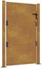 vidaXL Gartentor 100x125 cm Cortenstahl 153204 Bild 2
