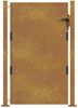 vidaXL Gartentor 100x125 cm Cortenstahl 153204 Bild 4