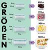 GOURMETmaxx Frischhaltedose Klick-it - 8-tlg, Glas/Kunststoff/Silikon, Gemüse Obst auslaufsicher augfbewahren transportieren Bild 2
