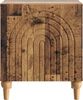 vidaXL Nachttisch Altholz 43 x 34,5 x 50 cm Holzwerkstoff 894121 Bild 4