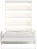 Vente-unique - RAPILI Bett Holz, Platte Weiß - B 151 cm239,2 cm x H 225,2 cm x L 188 cm Bild 4