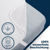 Blumtal Matratzenschoner 80x160 cm - wasserdichte Matratzenauflage 80x160 cm aus 80% Baumwolle - Oeko-TEX zert. Inkontinenzunterlage waschbar bis 95 °C - knisterfreier Bett Topper - Inkontinenzauflage Bild 2