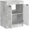 vidaXL Badezimmerschrank Betongrau 54 x 41 x 70 cm Holzwerkstoff 890151 Bild 4