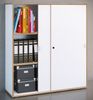 VCM Büroschrank Salia 920791 Weiß H. 110 x B. 100 x T. 37 cm Bild 3