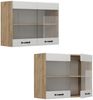 Küchenglasschrank R-Line Weiß Landhaus 80 cm Vicco Bild 5