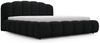 GRAINGOLD Cloud Soft Polsterbett 200x200, Bett mit Bettkasten und Lattenrost, Bouclé-Stoff, Schwarz Bild 2