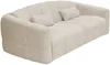 Vente-unique - RETUNA Sofa Stoff Beige - B 208 cm105 cm x H 90 cm x L 220 cm Bild 5