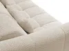 Vente-unique - RETUNA Sofa Stoff Beige - B 208 cm105 cm x H 90 cm x L 220 cm Bild 5