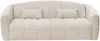 Vente-unique - RETUNA Sofa Stoff Beige - B 208 cm105 cm x H 90 cm x L 220 cm Bild 4