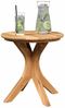 Gartentisch, Beistelltisch, Balkontisch Braun 40 x 40 x 41 cm Massivholz Teak Bild 3