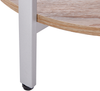 Beistelltisch LOVELL Sicherheitsglas Silber Bild 5