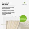Blumfeldt Pergola 3x3 m - Lamellendach Verstellbar, Inkl. Vorhänge & Moskitonetze, UV-Schutz, Aluminium-Rahmen, Rostfrei, Ganzjährig Nutzbar, Weiß Bild 2