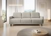Selsey 'Hamiel' 3-Sitzer Sofa mit Schlaffunktion und Bettkasten, Cord, Hellbeige Bild 2