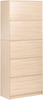 Bücherregal mit 5 Ebenen ZEHNA 197 cm Hellbraun Bild 5