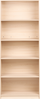 Bücherregal mit 5 Ebenen ZEHNA 197 cm Hellbraun Bild 4