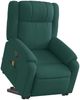vidaXL Massagesessel mit Aufstehhilfe Dunkelgrün Stoff 3205220 Bild 3