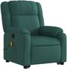 vidaXL Massagesessel mit Aufstehhilfe Dunkelgrün Stoff 3205220 Bild 4