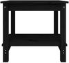 Couchtisch Schwarz 50 x 50 x 45 cm Massivholz Kiefer [822281] Bild 5