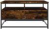 vidaXL Couchtisch Räuchereiche 80x80x45 cm Holzwerkstoff 835291 Bild 4