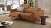Sofanella 3-Sitzer MARBELLA Ledercouch Ledersofa Relaxsofa in Grau Bild 3
