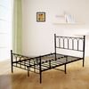 MODFU Metallbett mit Lattenrost und Stauraum unter dem Bett, Schwarz, 140x200 cm Bild 3